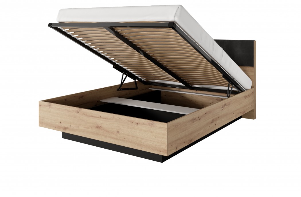 TALLY - Bedroom Furniture Set Oak + Anthracit