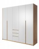 Bedroom Furniture Xelo Wardrobe Set Oak / White 