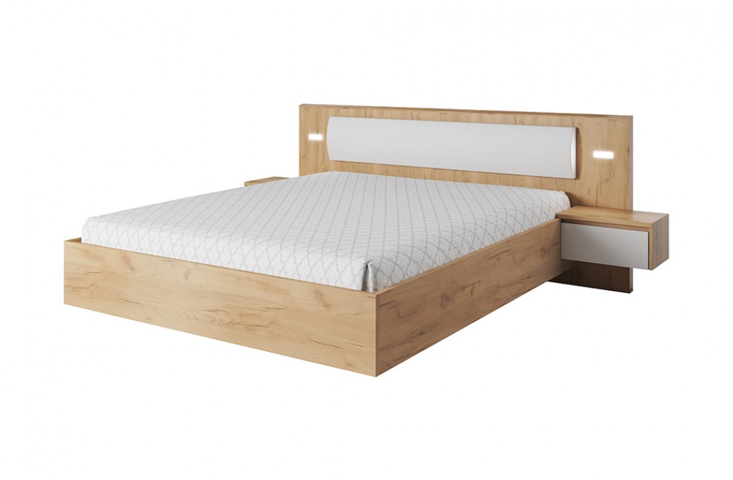 Bedroom Furniture Xelo Bedroom Set Oak / White 