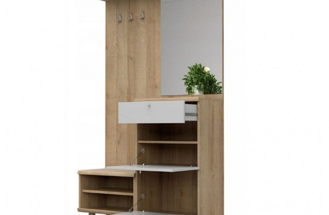 Hallway Furniture Primo Set Oak White