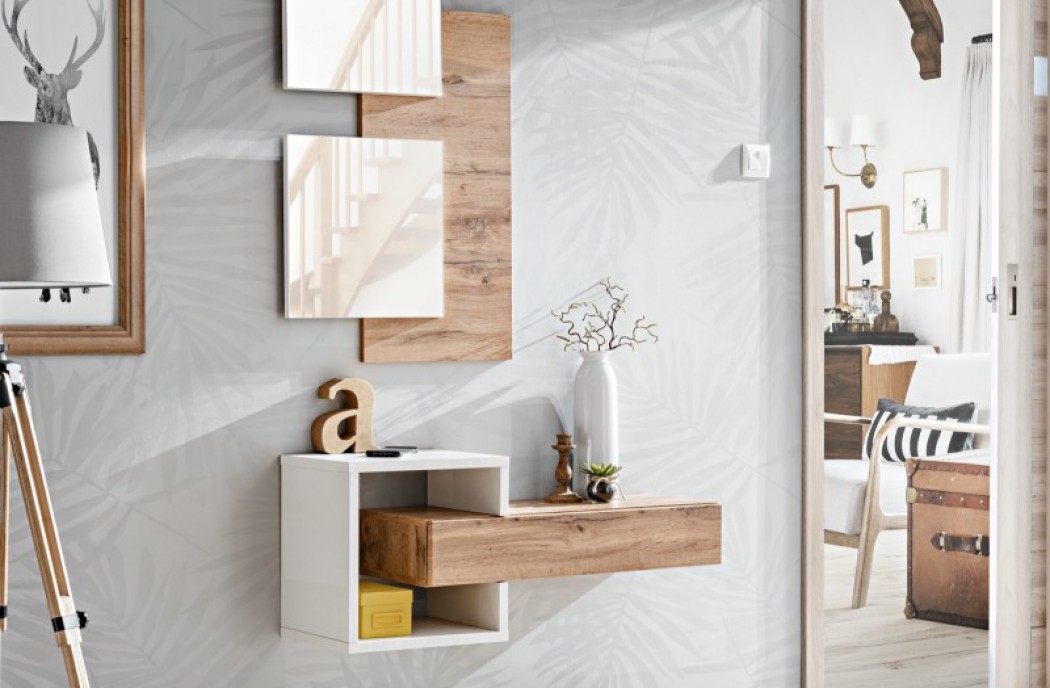 Hallway Furniture Easy 2 Oak / White