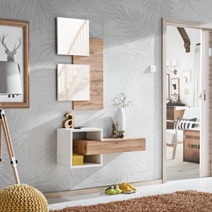 Hallway Furniture Easy 2 Oak / White