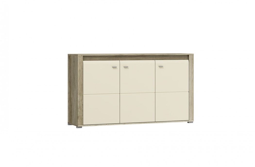 Living Room Furniture Campari Sideboard 154 Country Grey/ Jasmine Gloss