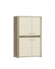Living Room Furniture Campari Wall Unit Set Country Grey/Jasmine Gloss