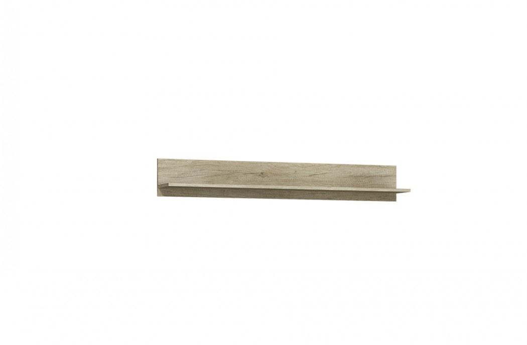 Living Room Furniture Campari RTV Unit + Shelf Country Grey/ Jasmine Gloss