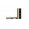 Living Room Furniture Campari Bookcase Unit Country Grey/ Jasmine Gloss