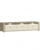 Living Room Furniture Campari RTV Unit + Shelf Country Grey/ Jasmine Gloss