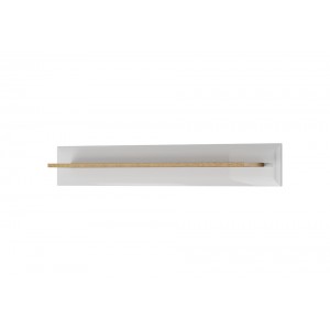 Living Room Furniture Nordi Shelf White Gloss