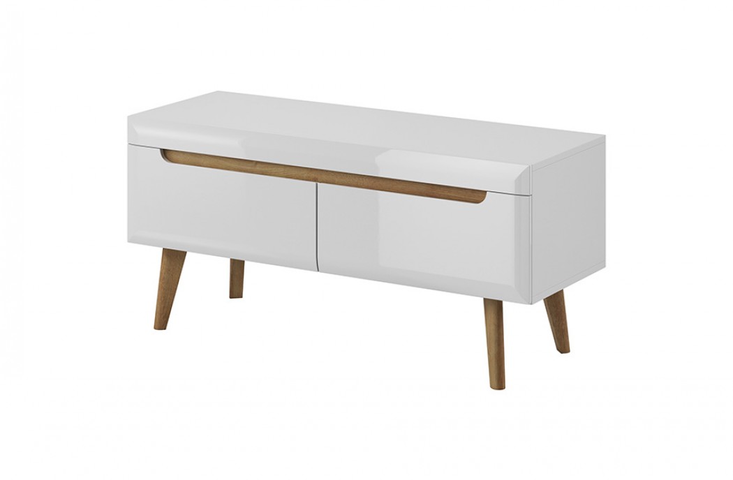 Living Room Furniture Nordi RTV Unit 107 White Gloss