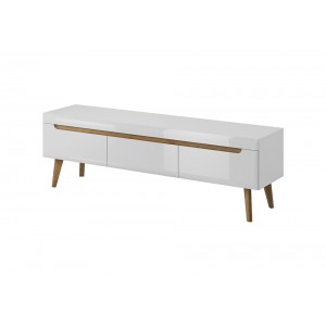 Living Room Furniture Nordi RTV Unit 160 White Gloss