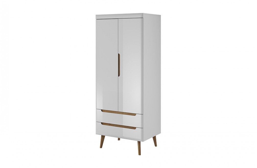 Living Room Furniture Nordi Wardrobe White Gloss