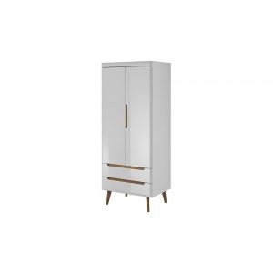 Living Room Furniture Nordi Wardrobe White Gloss