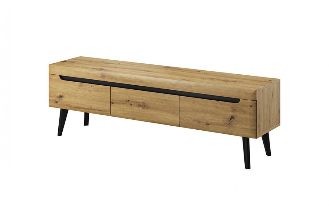Living Room Furniture Nordi RTV Unit 160 Aristan Oak