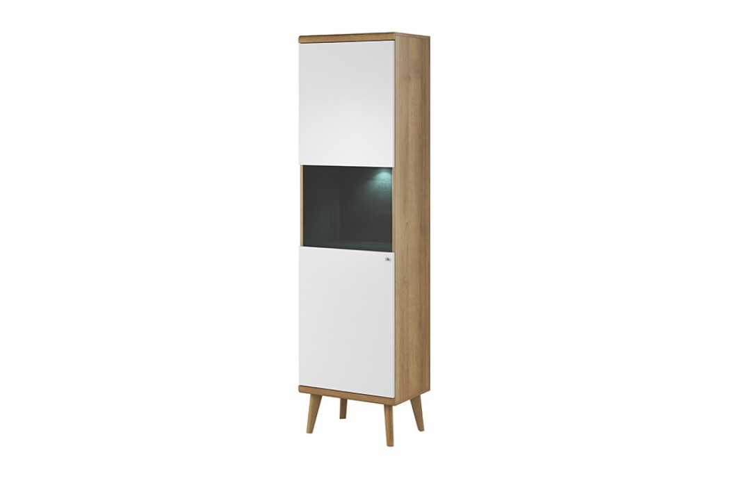 Living Room Furniture Primo I Wall Unit Set Oak/White