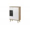 Living Room Furniture Primo Display Unit 90 Oak/White