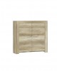 Living Room Furniture Sky Wall Unit Set Country Grey Oak