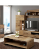 Living Room Furniture Lena 1 Wall Unit Set Oak