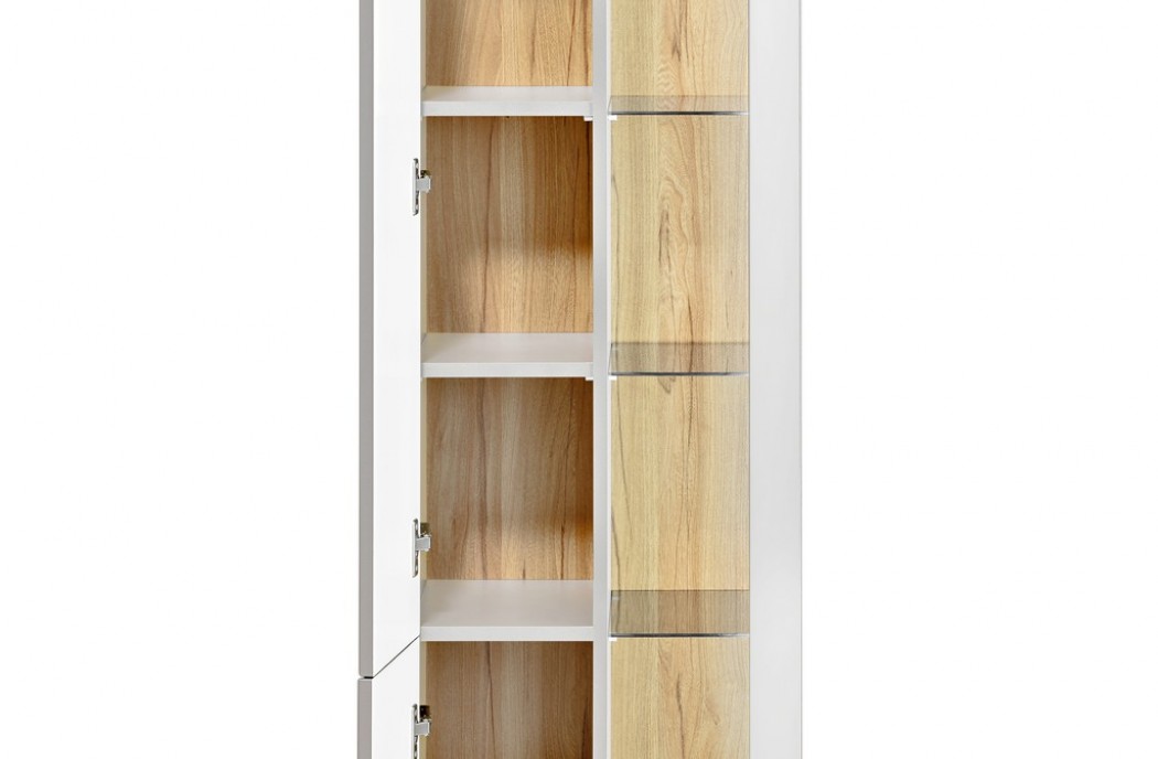 Bathroom Furniture Bahama White Set White Gloss / Oak 600mm