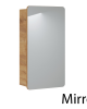 Bathroom Furniture Aruba White Set White Gloss / Oak 800mm
