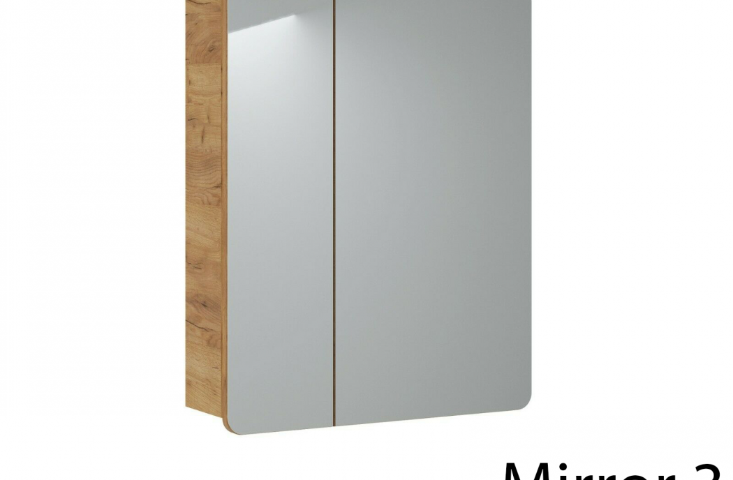 Bathroom Furniture Aruba White Set White Gloss / Oak 800mm