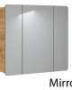 Bathroom Furniture Aruba White Set White Gloss / Oak 800mm