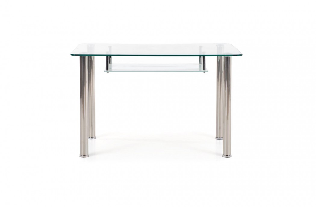 CRISTAL Dining Room Furniture Contemporary Modern Dining Glass Table 150cm