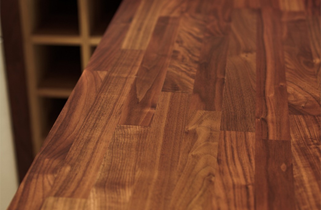 Kitchen Furniture Solid Wood Worktop Black American Walnut 