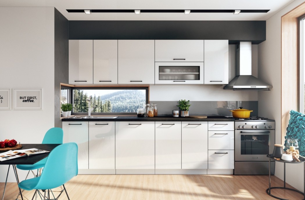 Kitchen Furniture F30 Kitchen Set White Matte