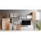 Living Room Furniture 3D Wall Unit Set Grey/Oak