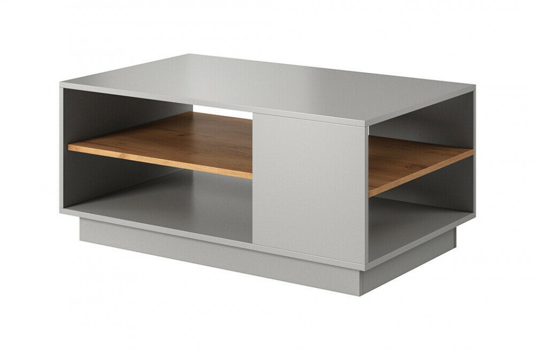 Living Room Furniture 3D Coffee Table Grey/Oak