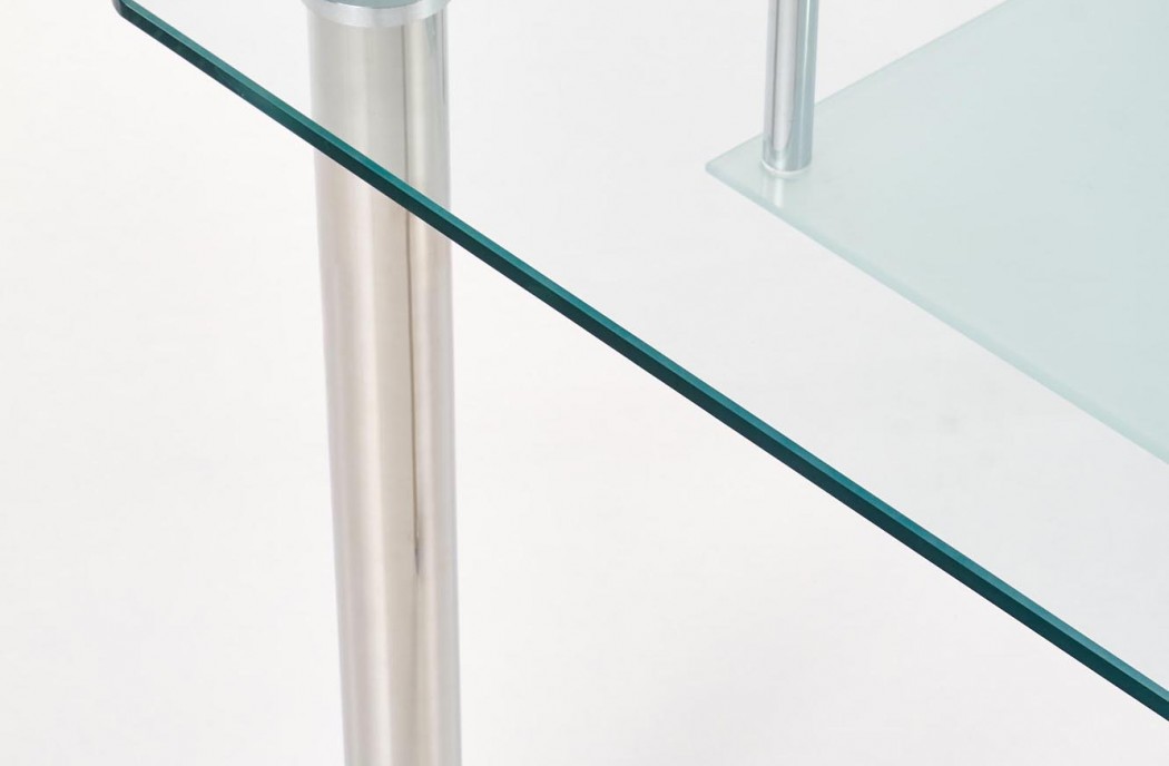 CRISTAL Dining Room Furniture Contemporary Modern Dining Glass Table 150cm