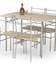 FAUST Dining Room Furniture Contemporary Modern Dining Table + 4 Chairs