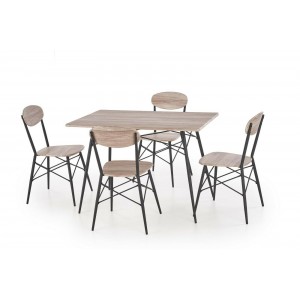 Dining Room Furniture Contemporary Modern Dining Table + 4 Chairs