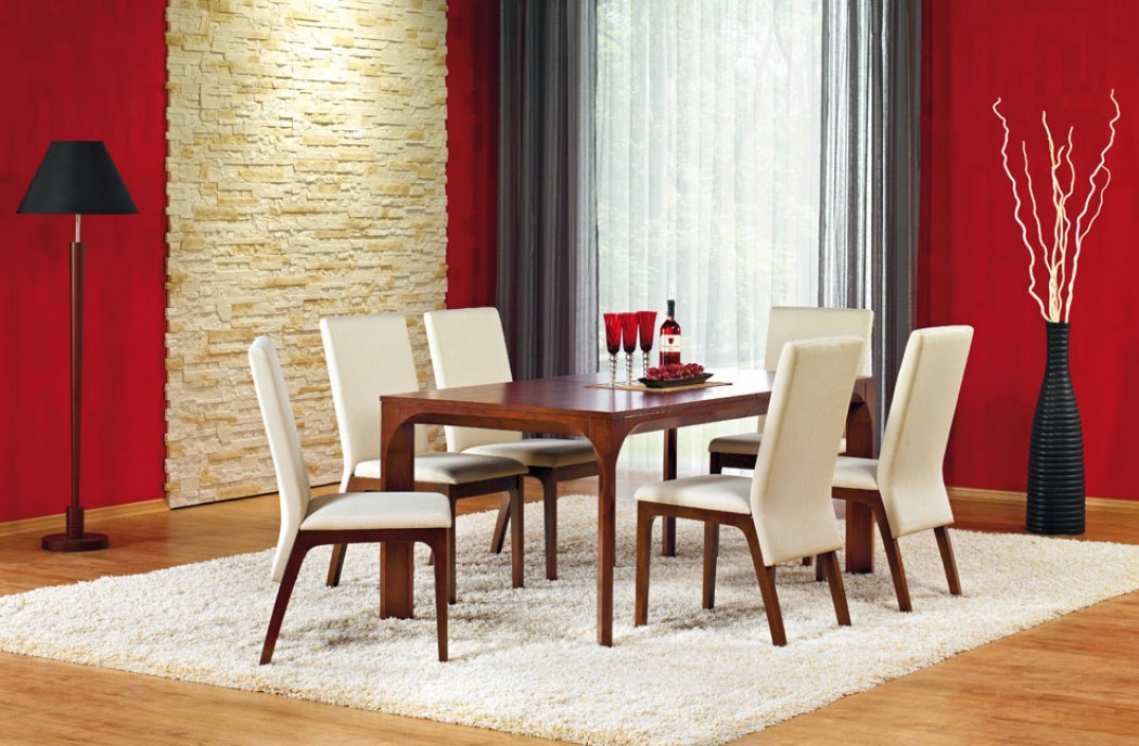 SANTIAGO Dining Room Furniture Contemporary Modern Extending Dining Table 180-220