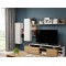 Living Room Furniture Alva Wall Unit Set Oak/White