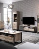 Living Room Furniture Arden Wall Unit  Set Oak/Grey
