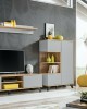 Living Room Furniture Bogota Wall Unit Set Oak/Grey