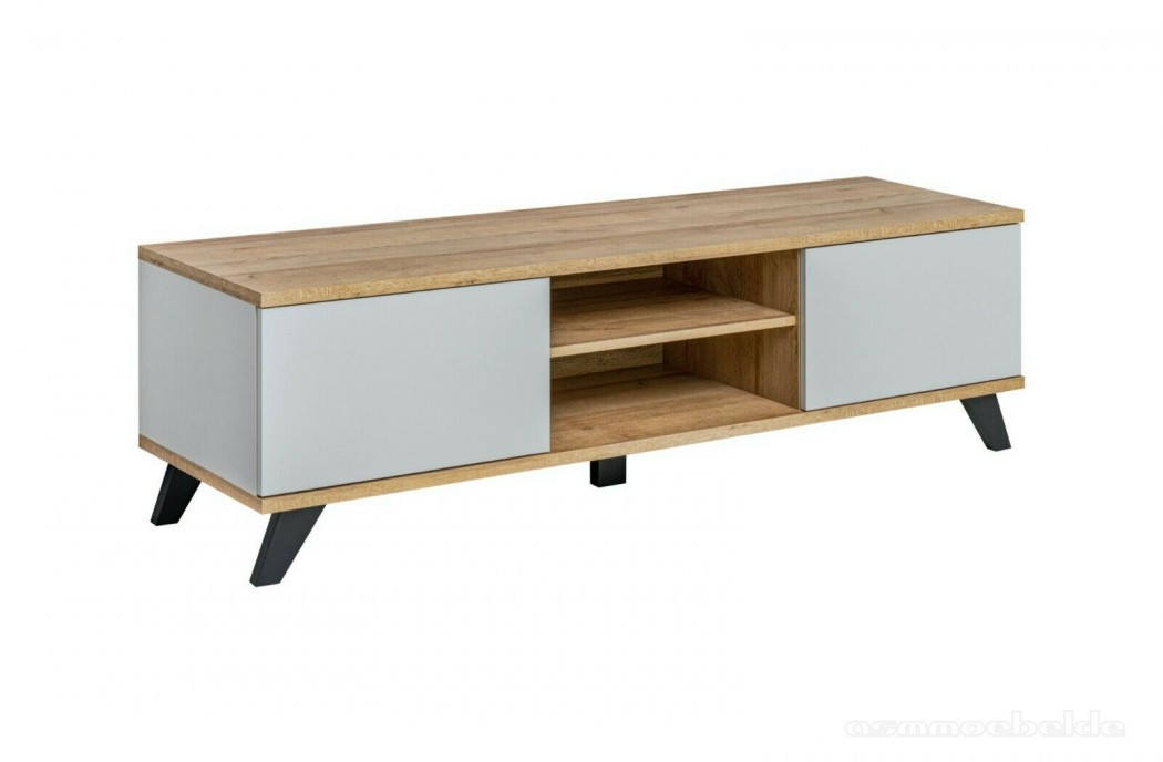 Living Room Furniture Bogota Wall Unit Set Oak/Grey