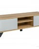 Living Room Furniture Bogota Wall Unit Set Oak/Grey