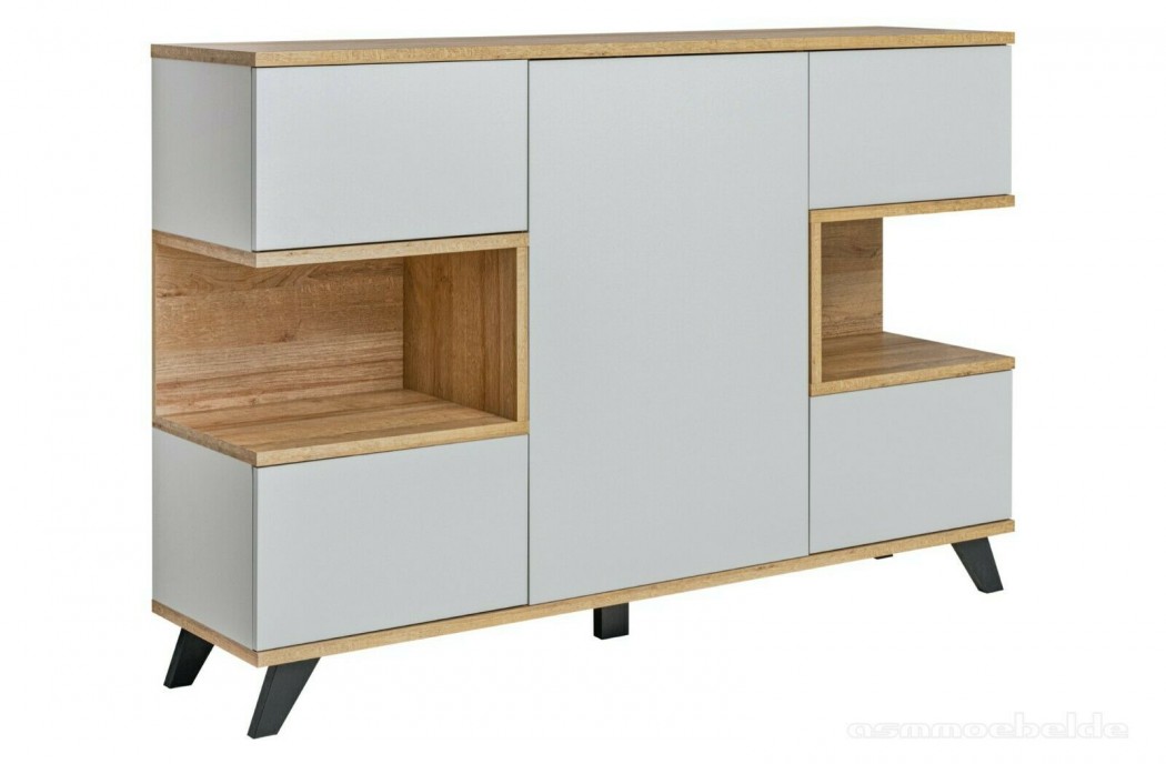 Living Room Furniture Bogota Sideboard Oak/Grey