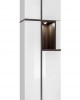 Living Room Furniture Cross Wall Unit Set White Gloss