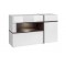 Living Room Furniture Cross Sideboard White Gloss