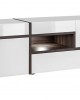 Living Room Furniture Cross Wall Unit Set White Gloss