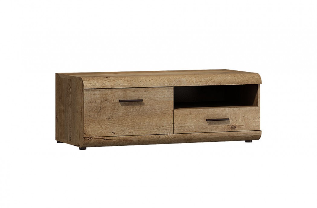 Living Room Furniture Lena 2 Wall Unit Set Oak