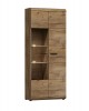 Living Room Furniture Lena 2 Wall Unit Set Oak