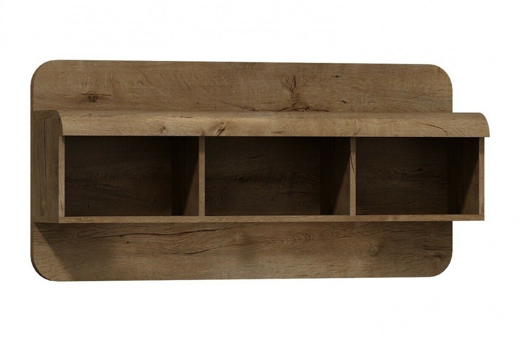 Living Room Furniture Lena 2 Wall Unit Set Oak