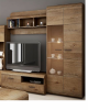 Living Room Furniture Lena 2 Wall Unit Set Oak