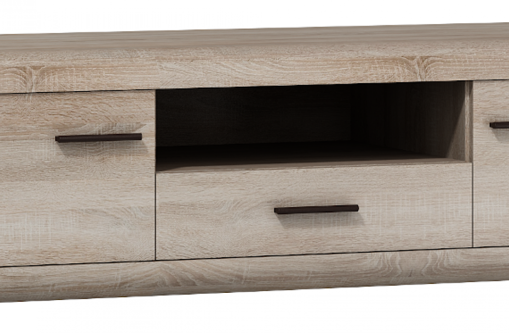 Living Room Furniture Link Wall Unit Set Oak/Grey