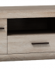Living Room Furniture Link Wall Unit Set Oak/Grey