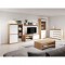 Living Room Furniture Xelo Wall Unit  Full Set Oak/White